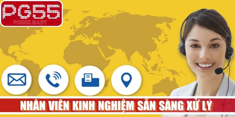 Nhân viên kinh nghiệm sẵn sàng xử lý những trục trặc về nick game